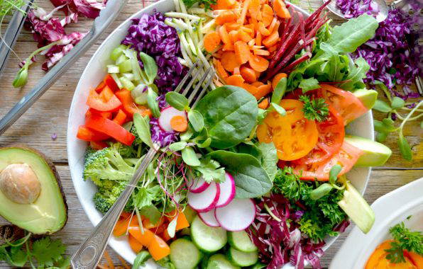 tempeh vega salade