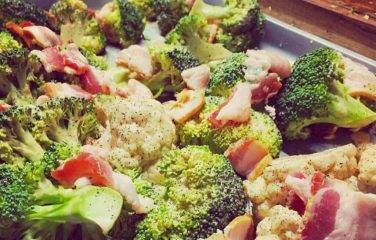broccoli met spek uit de oven