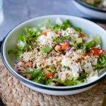 Griekse quinoa salade met feta