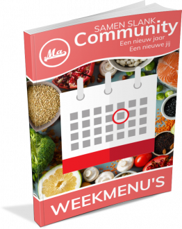 Sluit je aan bij de Samen Slank Community en ontvang welke week een nieuw menu