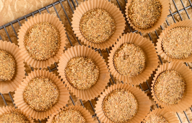 koekjes van quinoa, cashewboter en kokosolie zijn een heerlijke no bake snack