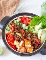 Keto taco bowl recept met avocado en gehakt